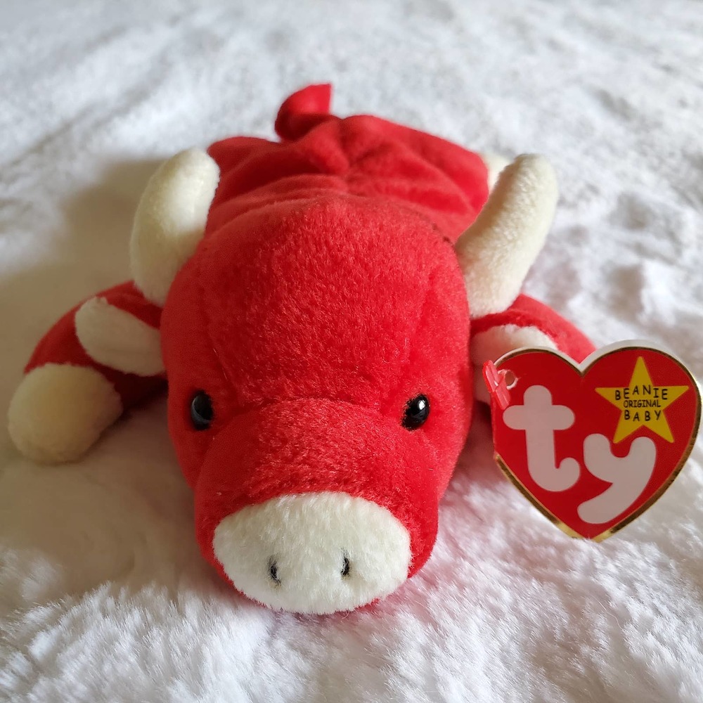 Ty Beanie Baby "Snort" the Bull